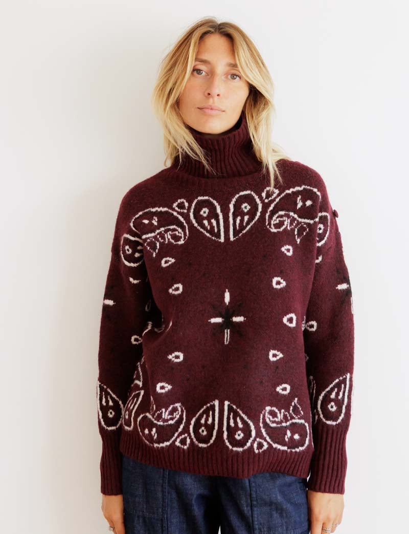 Maglione Bordeaux Berel