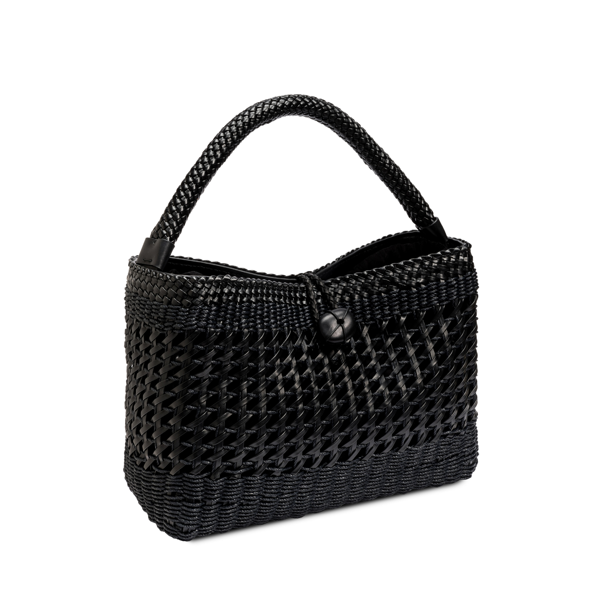 Almeria Black Large Tote Bag