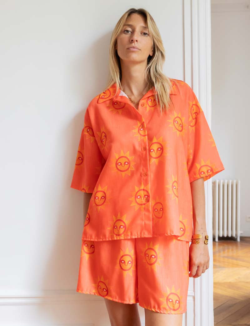 Sonniges Orangenes Set