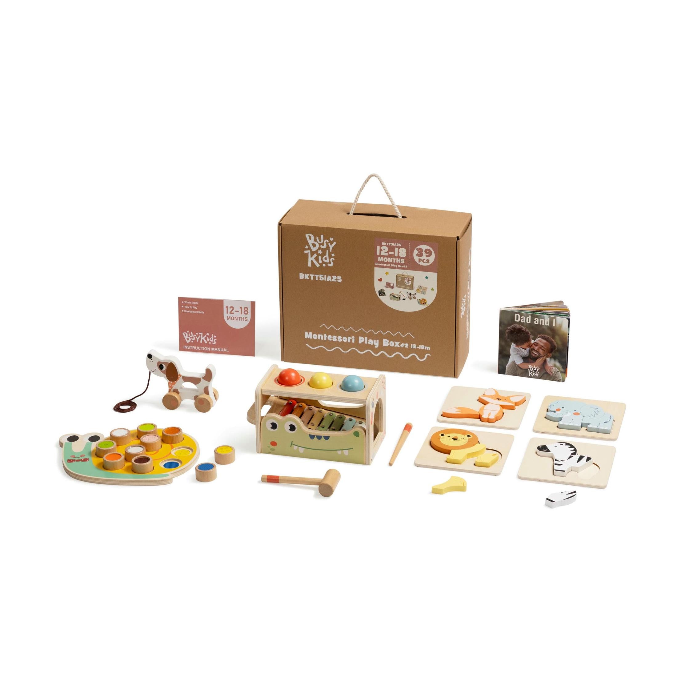 Set Montessori Estimulación – 12 A 18 Meses