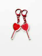 Porte-Clés Double Sucettes Coeur