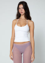 Zuma Halter Top - White