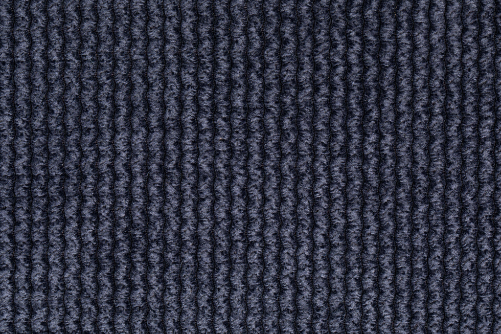 Benson 64,5 cm - Juego de 2 taburetes de bar y mostrador - Tela - Azul oscuro