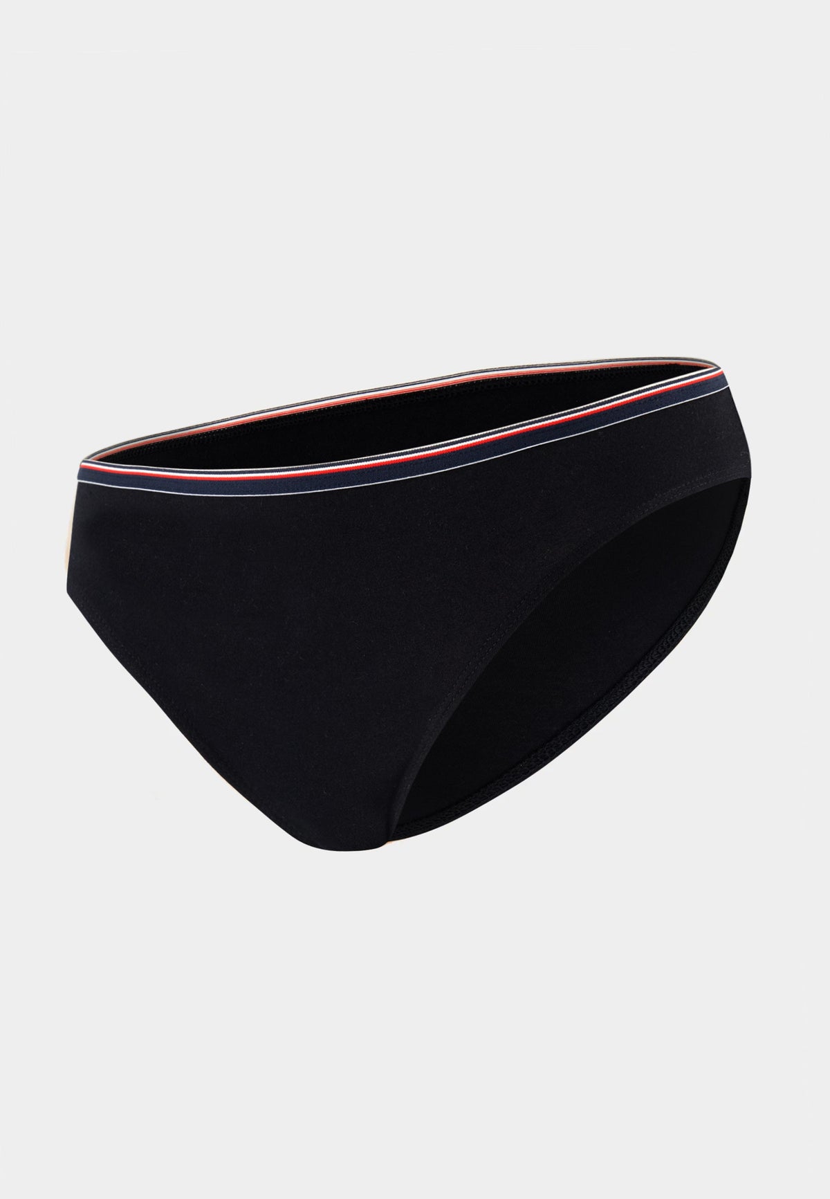 Slip Lucette In Cotone - Nero