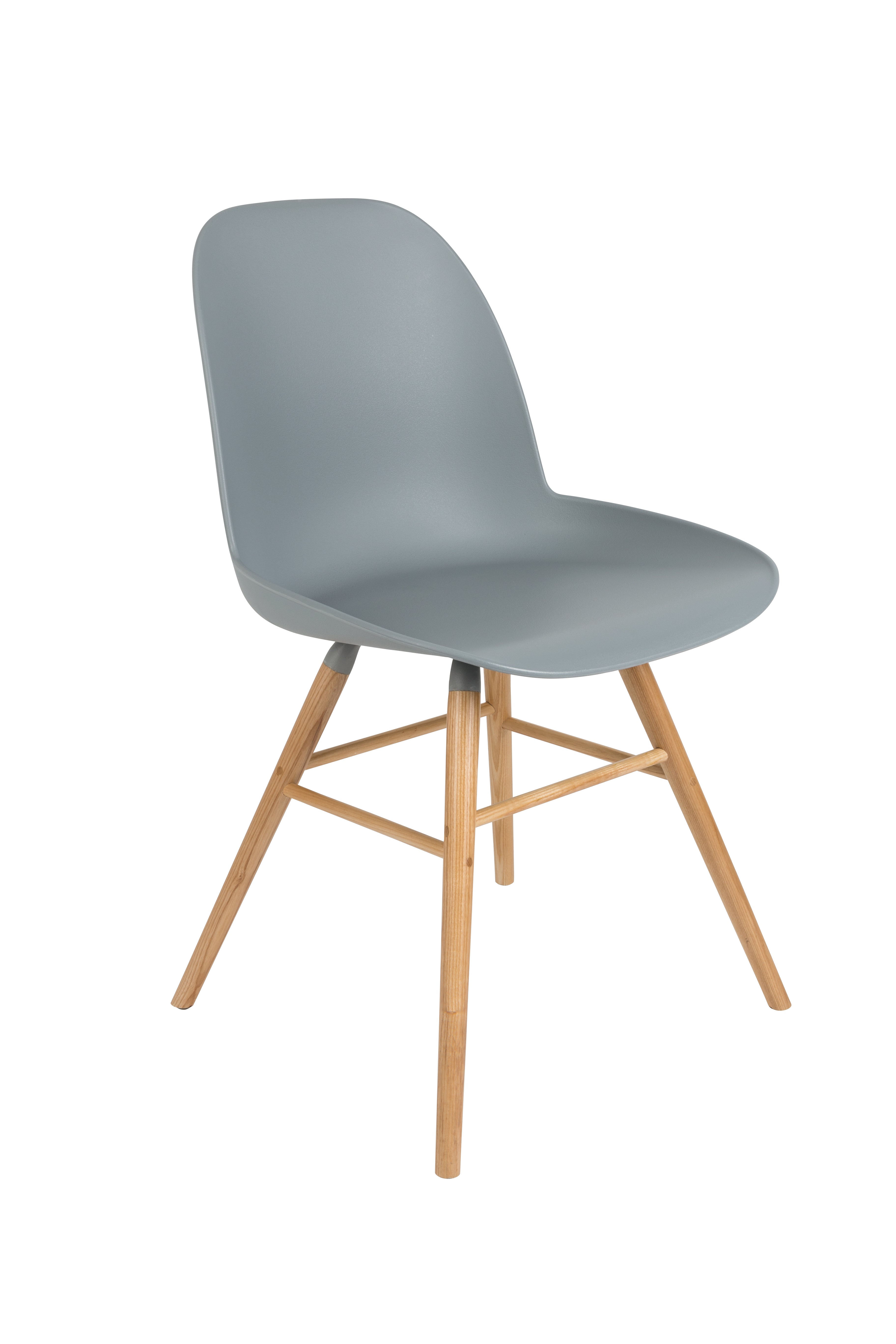 Albert Kuip - Silla de Comedor - Plástico Polipropileno - Gris Claro