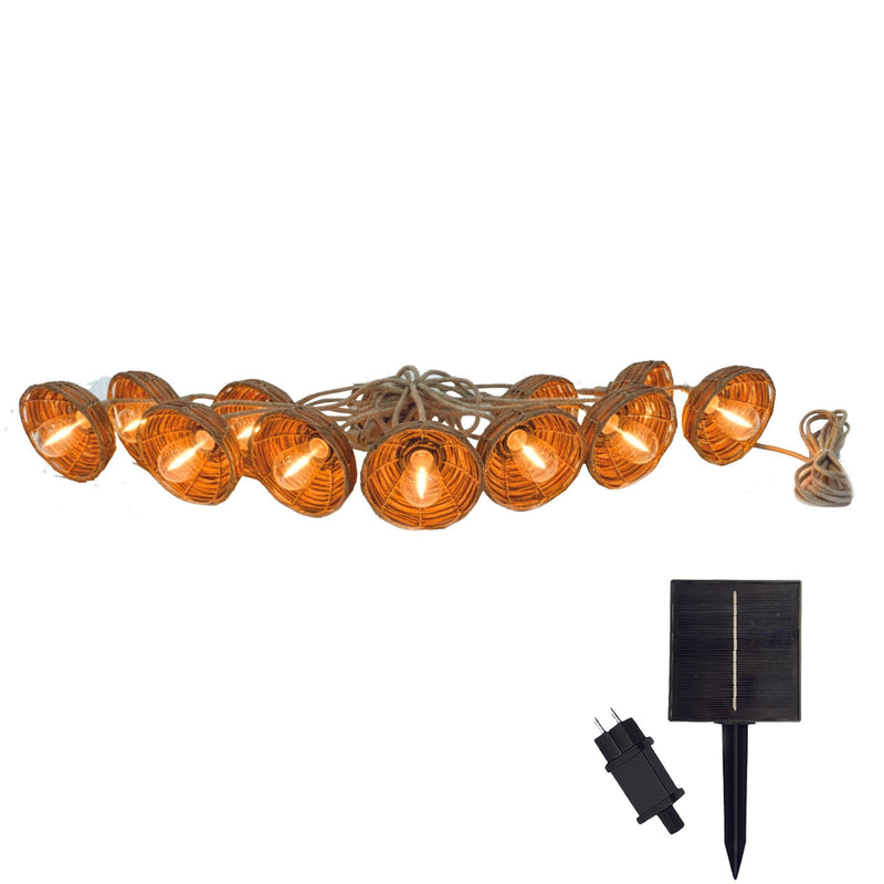 Cottage - Hybrid Solar Garland - Polyrattan - Beige