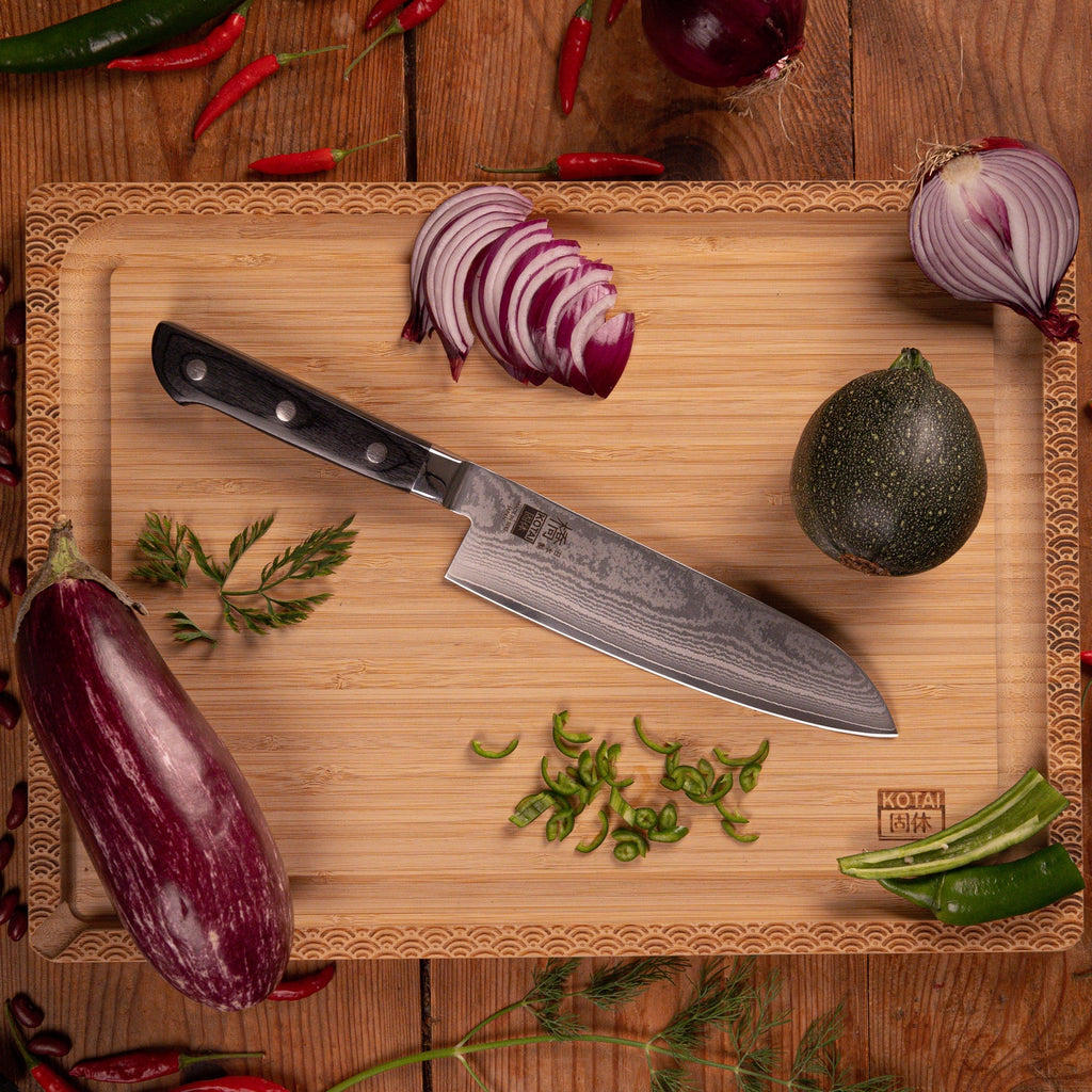 Colección Hashi Damas - Cuchillo Santoku - 18 cm