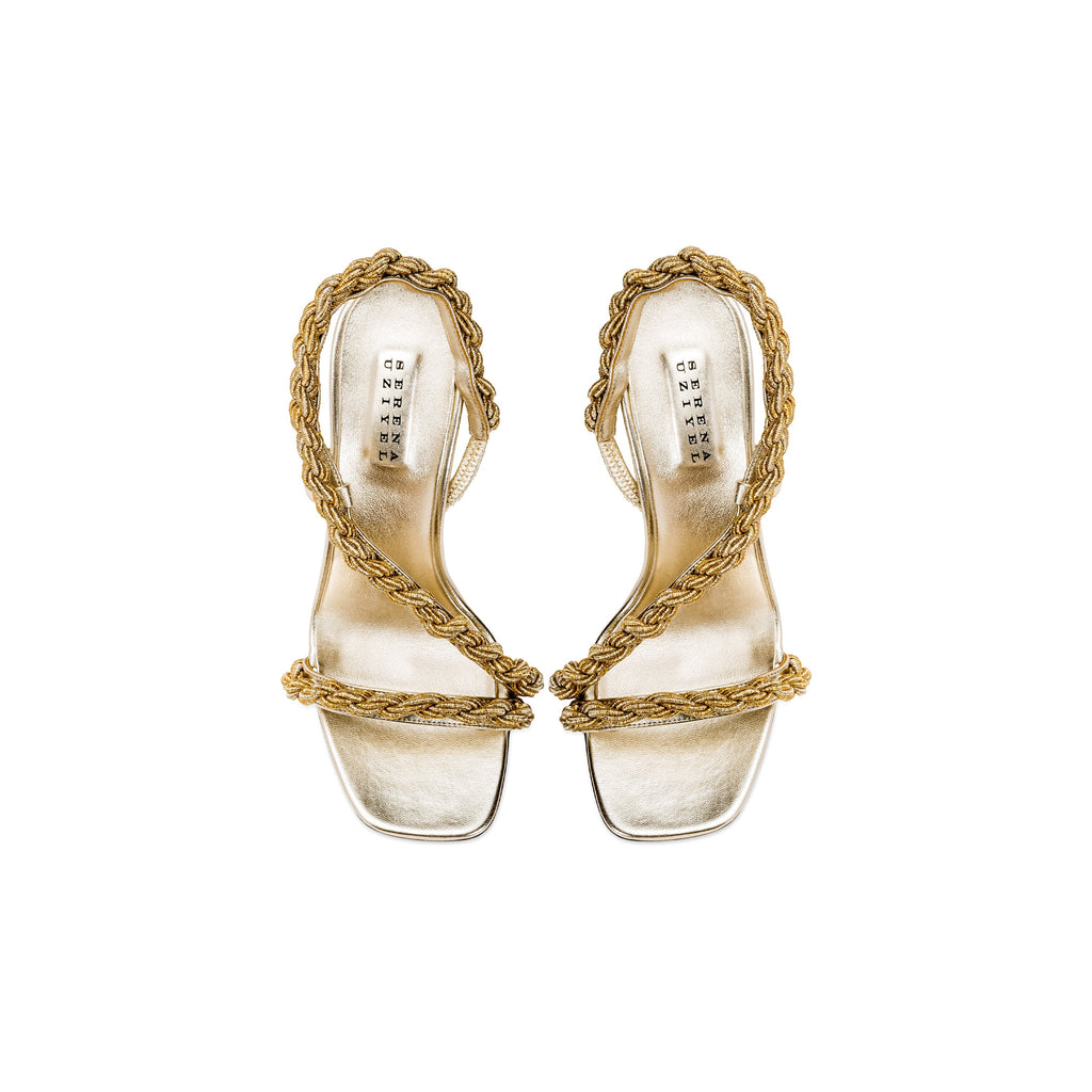 Roxana Sahara High-Heel Asymmetric Sandal