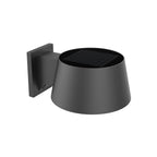 Loopin - Decorative Solar Wall Light - Steel - Black