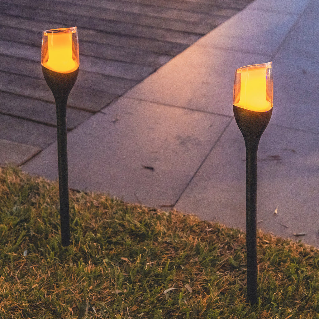 Farely - Solar Garden Light - Plastic - Black