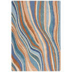 Abstract Flow - Tapis En Laine