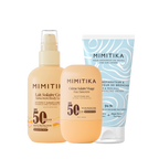 TRIO Lait solaire SPF50 + Crème visage SPF50 + Lait Prolongateur de Bronzage