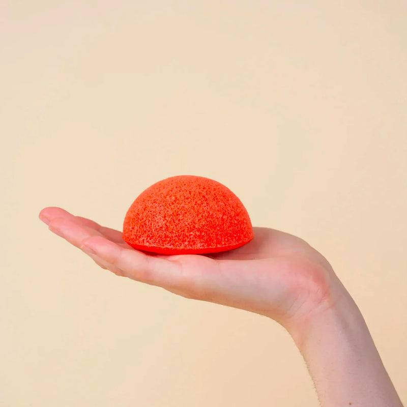 The konjac sponge to perfect facial cleansing