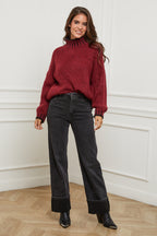Sweater - Burgundy