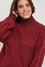 Sweater - Burgundy