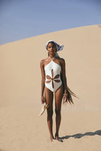 Maillot Une Pièce Aster - Off White