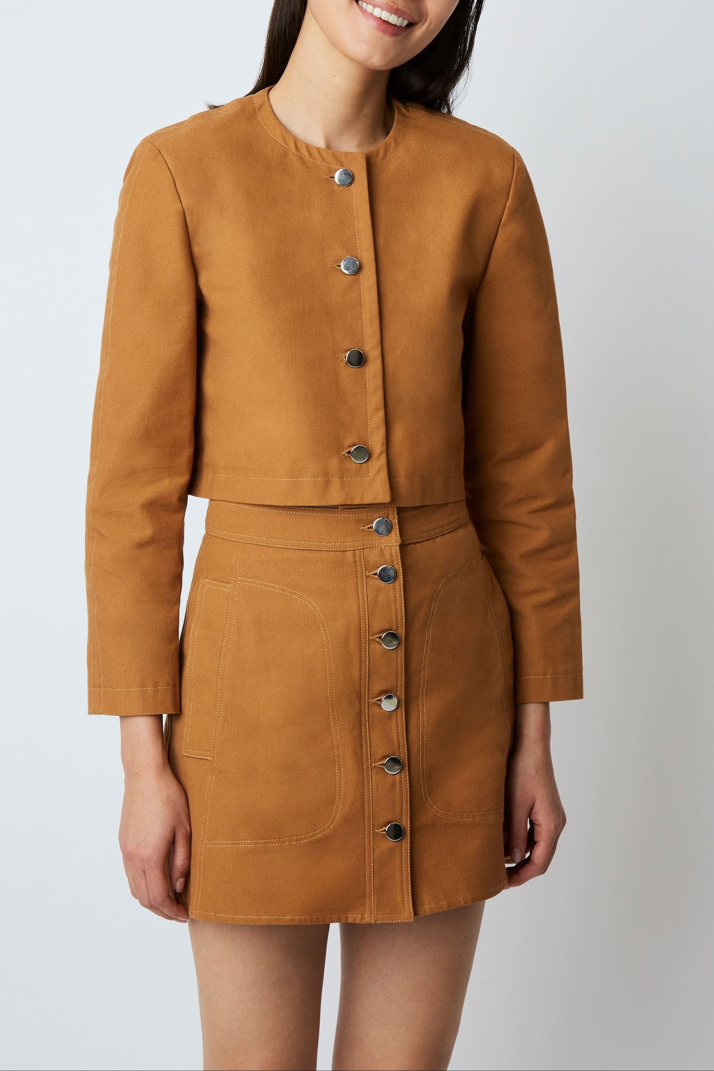 JUPE SIMONE DRUGSTORE CARAMEL