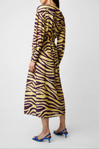 ROBE JULIAN ZEBRA SOLEIL