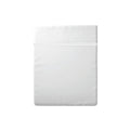 Annecy - Drap Plat - Satin De Coton - Blanc / Blanc