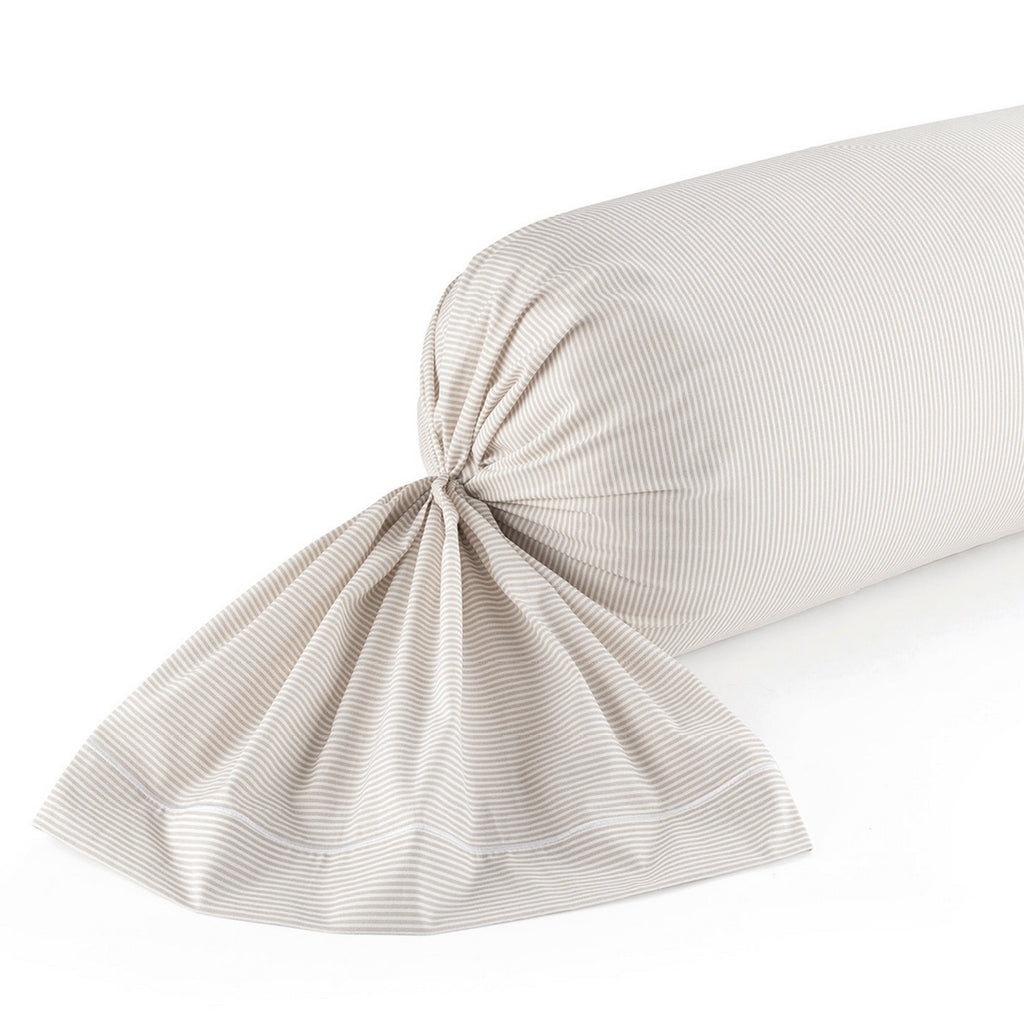 Sorbonne - Taie De Traversin Percale De Coton - Taupe