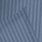 Dobby Stripe Woven - Ensemble De Draps - Satin De Coton - Bleu 06