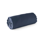 Uni - Drap-Housse - Satin De Coton - Blue 11