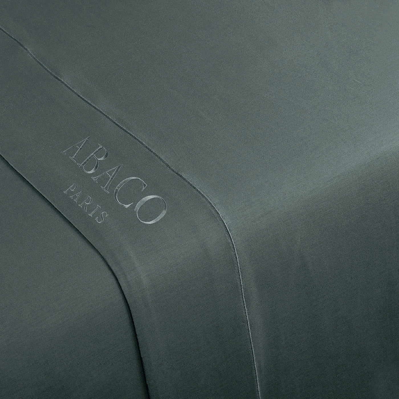 Uni 1 Baratta - Drap Plat - Satin De Coton - Gris 02