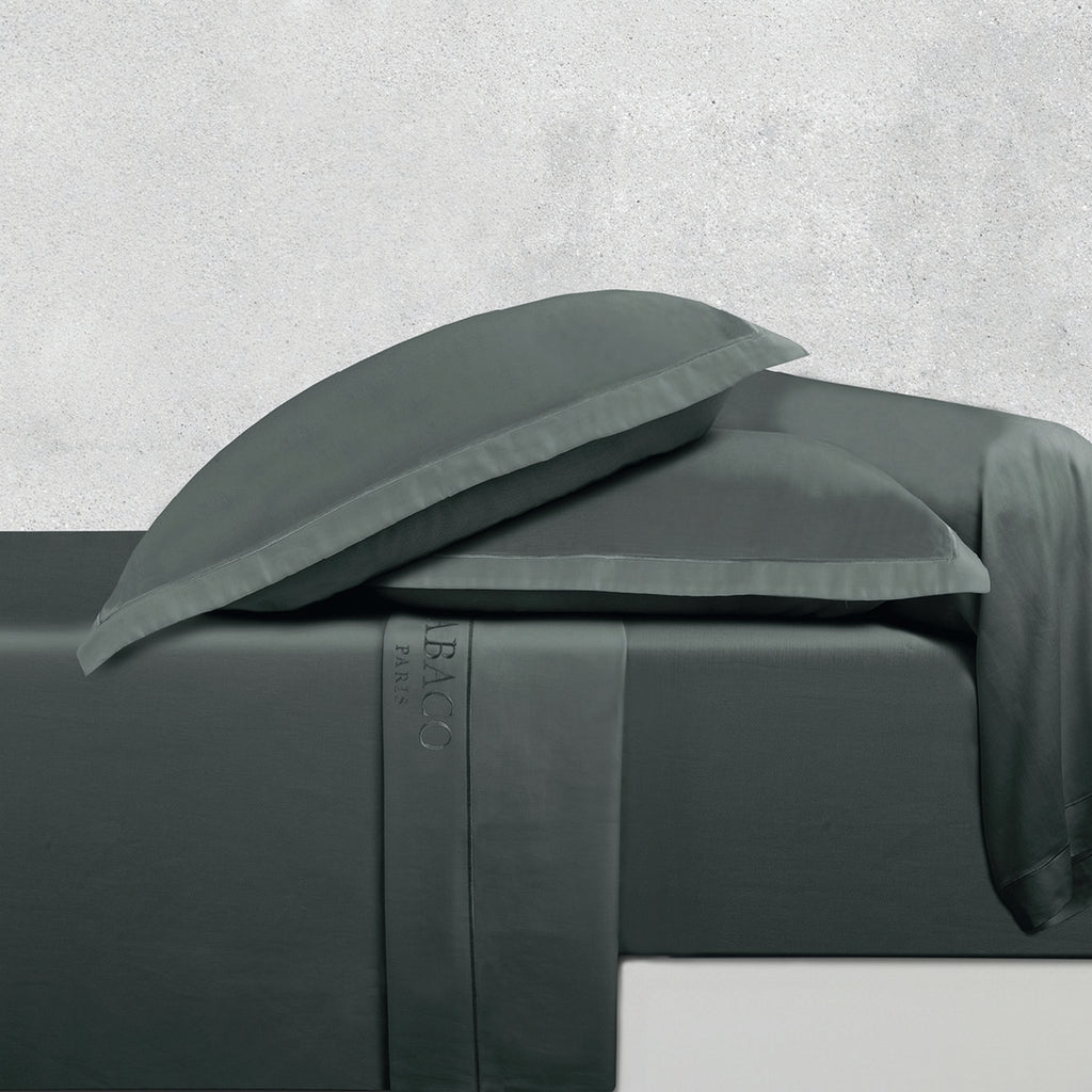 Uni 1 Baratta - Drap Plat - Satin De Coton - Gris 02