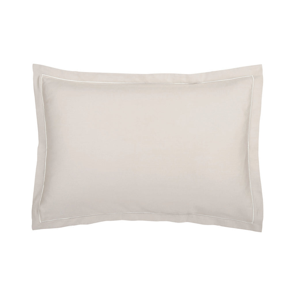 Uni 1 Baratta - Taie D'Oreiller - Satin De Coton - Taupe 05