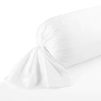 Uni 1 Baratta - Funda De Almohada Cilíndrica - Satén De Algodón - Blanco 01