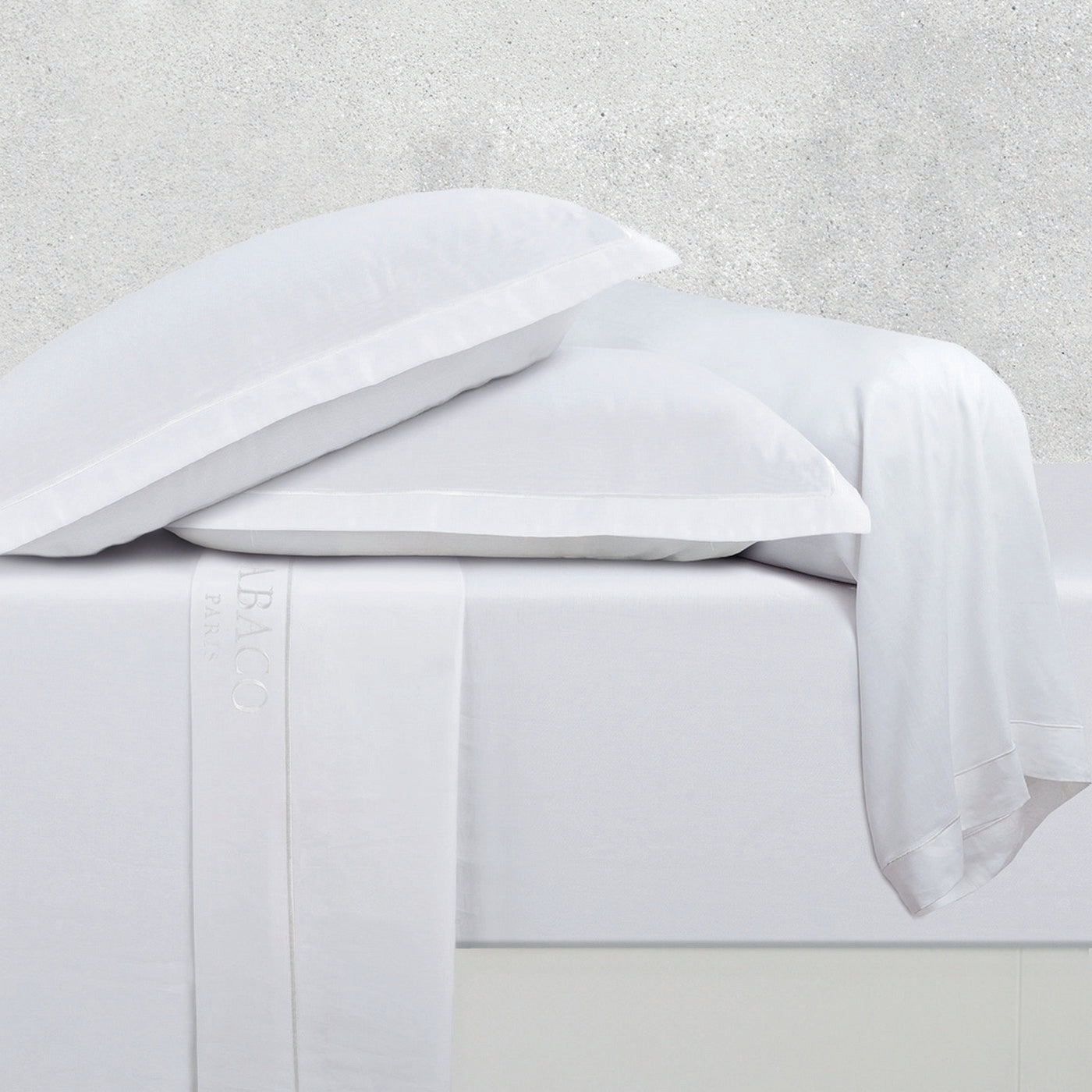 Uni 1 Baratta - Funda De Almohada Cilíndrica - Satén De Algodón - Blanco 01