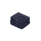Ecume - Serviette D'Invité Coton Peigné Lt - Bleu Marine
