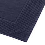 Pattern 18 - Tapis De Bain Coton - Bleu Marine
