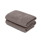 Ecume - Drap De Bain Coton Peigné Lt - Brun