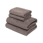 Ecume - Serviette + Drap De Bain Coton Peigné Lt - Brun
