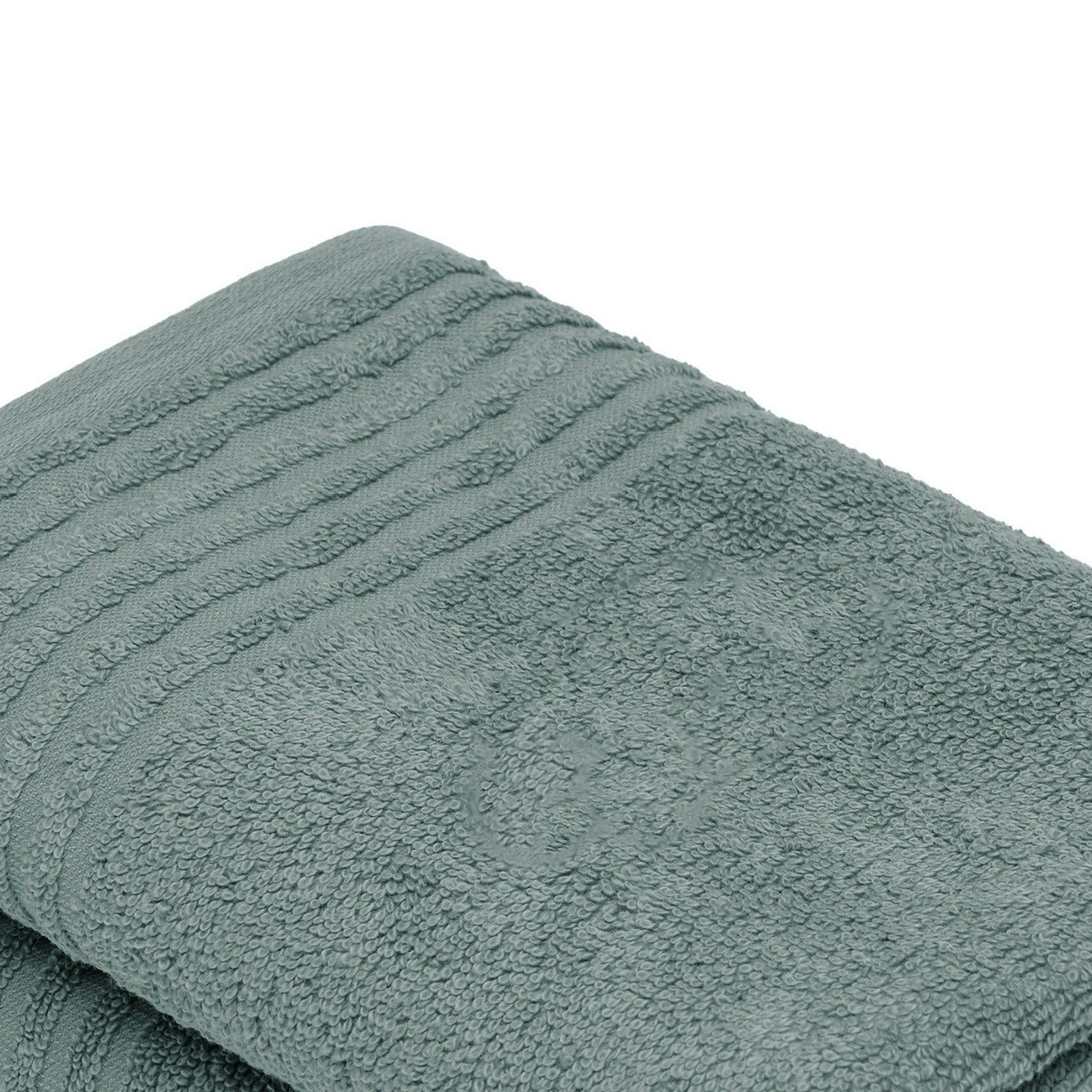 Ecume - Serviette De Bain Coton Peigné Lt - Vert Bouteille