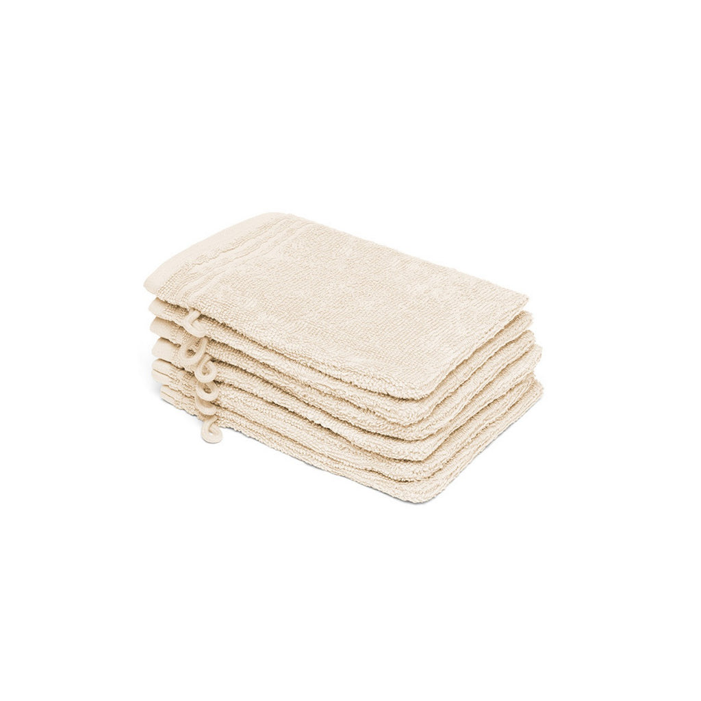 Ecume - Gant De Toilette Coton Peigné Lt - Ivoire