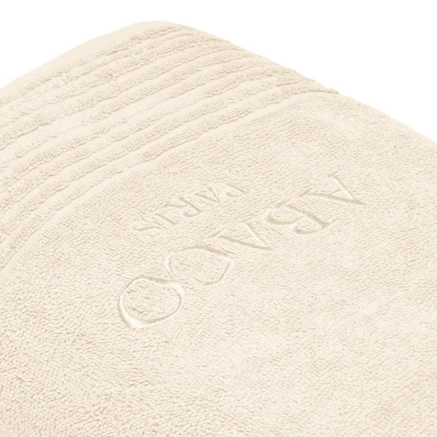 Ecume - Drap De Bain Coton Peigné Lt - Ivoire