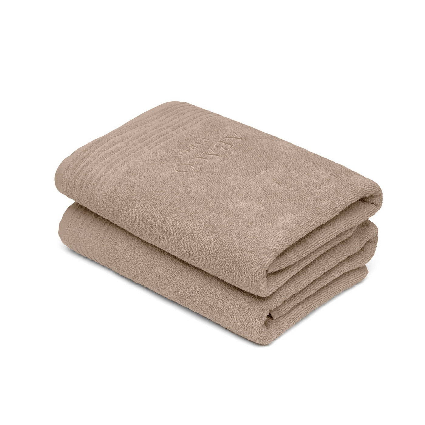 Ecume - Drap De Bain Coton Peigné Lt - Taupe
