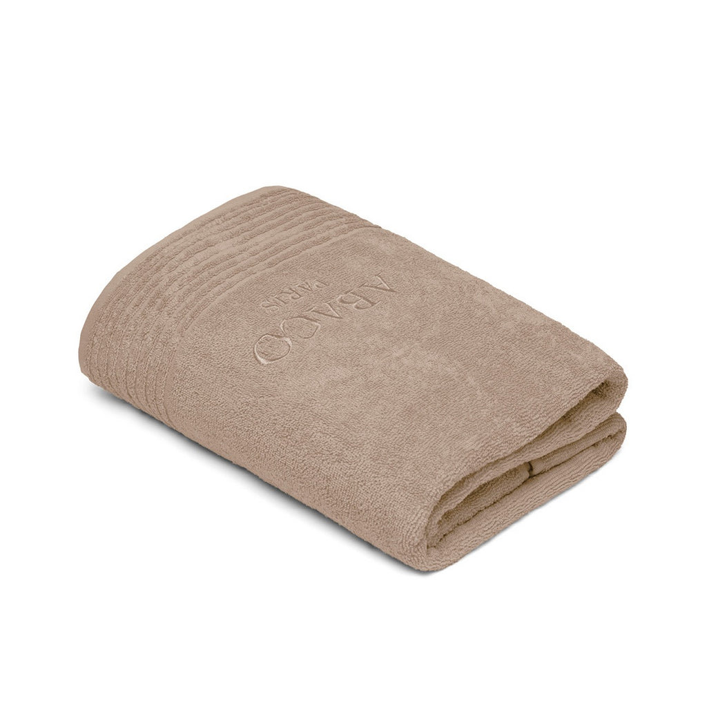 Ecume - Drap De Bain Coton Peigné Lt - Taupe