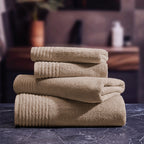 Pattern 19 - Tapis De Bain Coton - Taupe