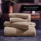Pattern 19 - Tapis De Bain Coton - Taupe
