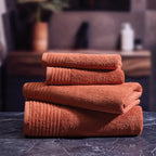 Pattern 19 - Tapis De Bain Coton - Terracotta