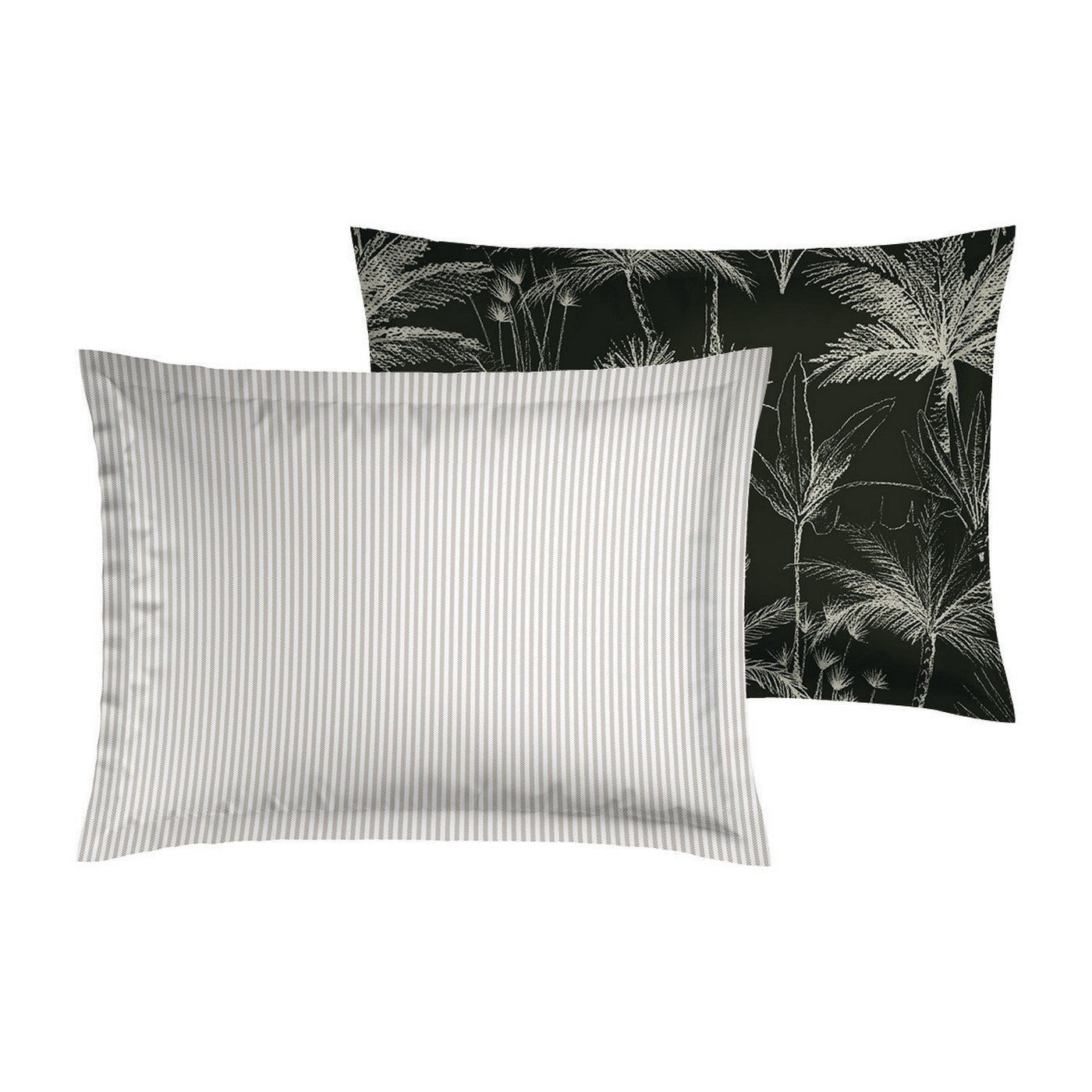 Wild - Taie D'Oreiller - Satin De Coton - Taupe