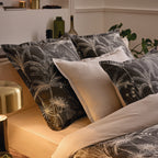 Wild - Taie D'Oreiller - Satin De Coton - Taupe