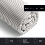 Wild - Fitted Sheet - Cotton Sateen - Taupe