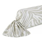 Evasion Zébrée - Taie De Traversin - Satin De Coton - Taupe