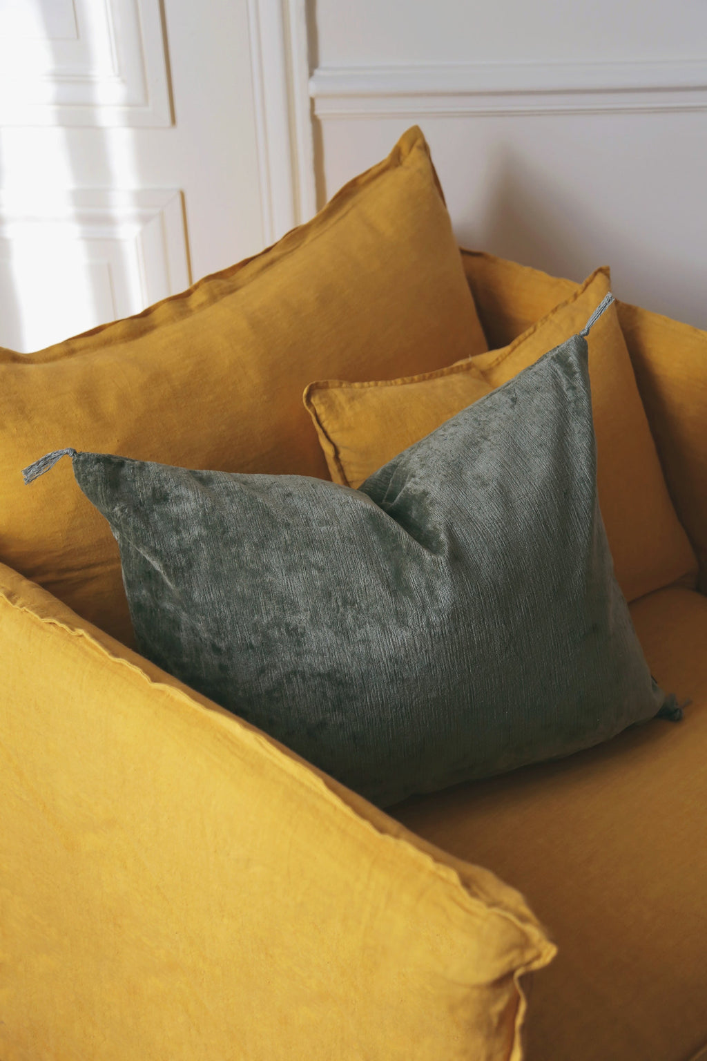 Vellino - Housse De Coussin - Velours De Lin