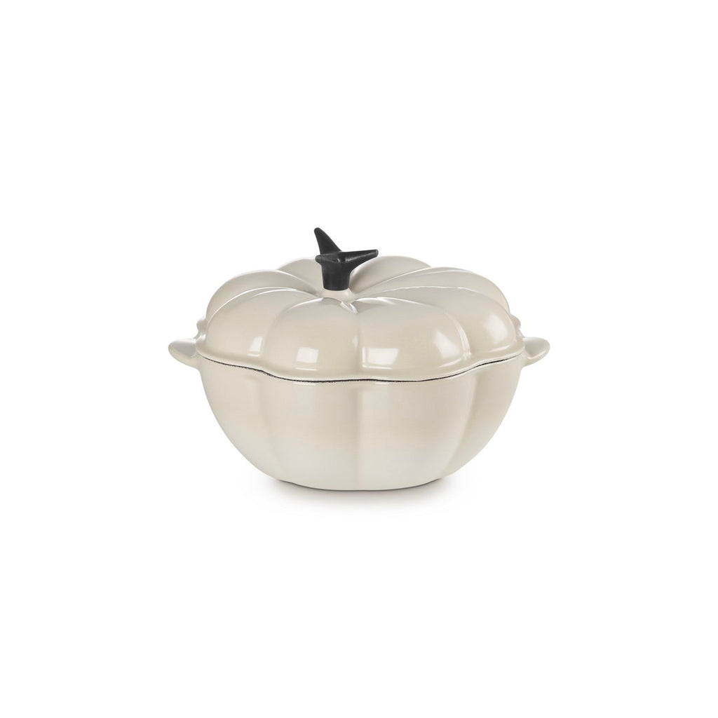 Pumpkin Tradition Cocotte - Enamelled Cast Iron 22cm - Meringue - Phenolic Knob