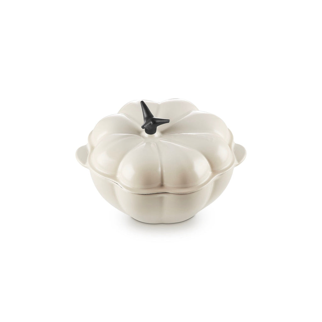 Pumpkin Tradition Cocotte - Enamelled Cast Iron 22cm - Meringue - Phenolic Knob